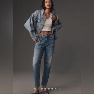 Anthropologie Pilcro - The Wanderer Mid-Rise Relaxed Leg Jeans Sz 26